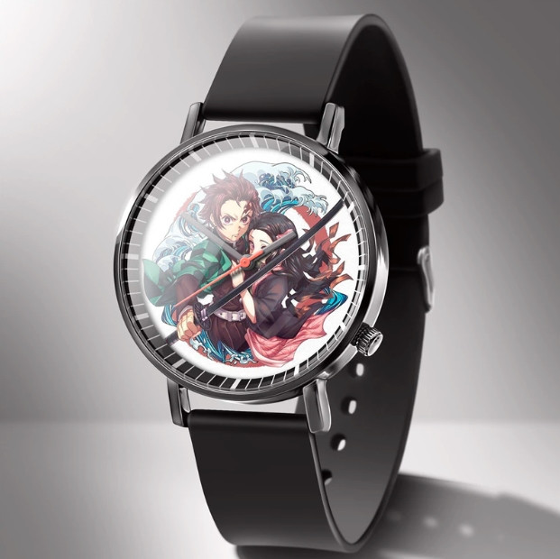 New Anime Demon Slayer Kimetsu no Yaiba Wristwatch For Women Watch Watches Quartz Wristwatch Female Clock Brithday Gifts