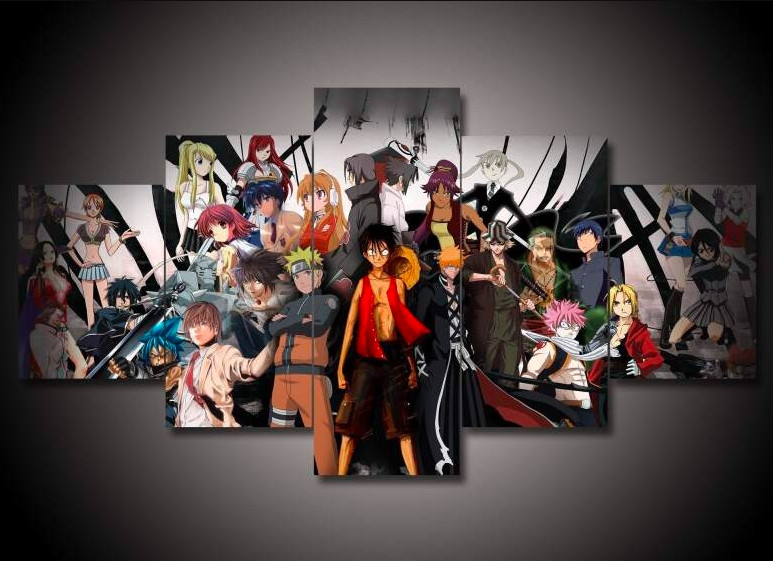 All Anime Characters – Anime Canvas Art Wall Decor