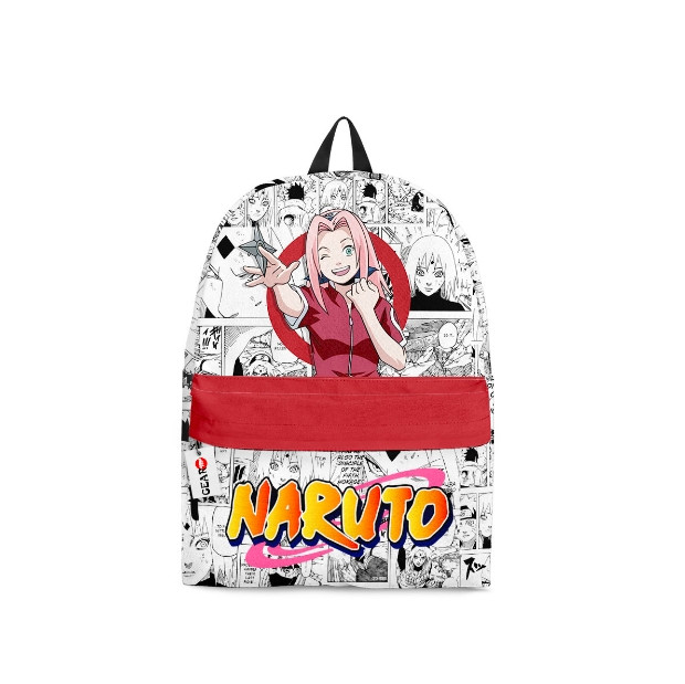 Sakura Haruno Backpack Custom NRT Anime Bag Manga Style