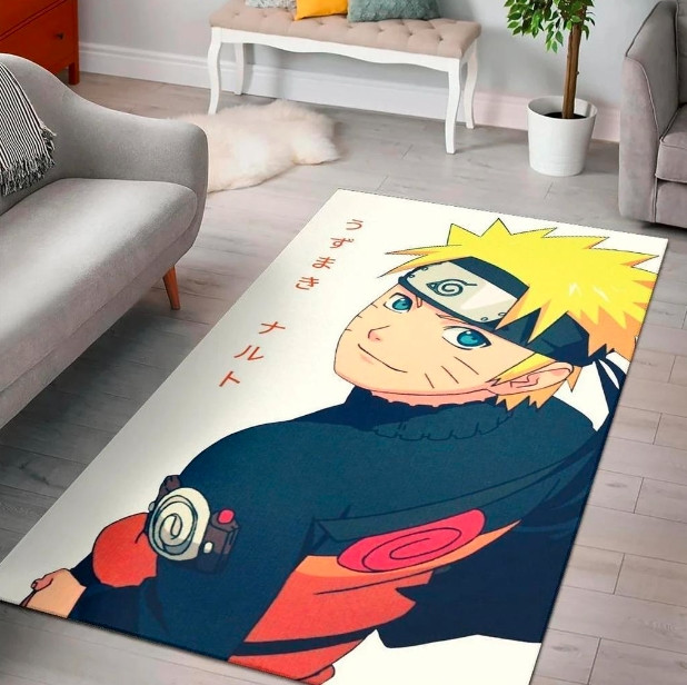 Naruto Anime Movies Area Rugs Living Room Carpet Floor Decor