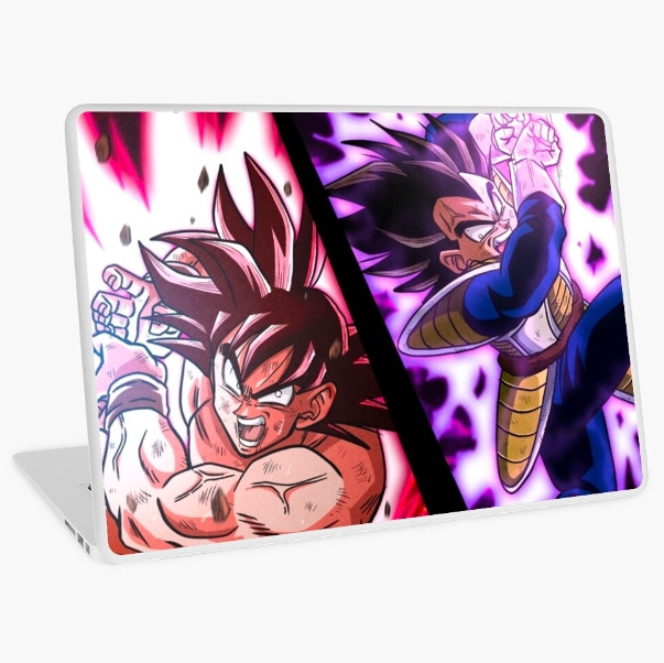 Goku vs Vegeta Laptop Skin