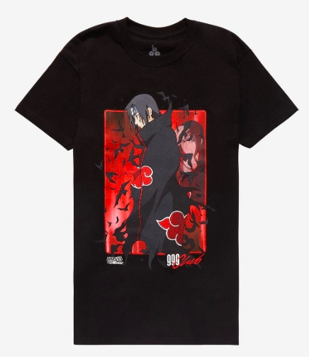 999 By Juice WRLD X Naruto Itachi T-Shirt Hot Topic Exclusive