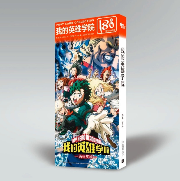 Anime My Hero Academia Postcard toy Magic Paper Postcard Collection Card toys gifts