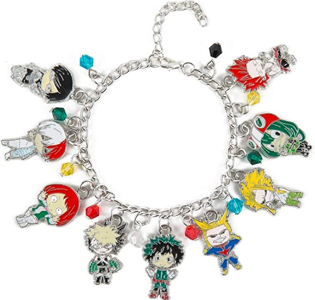 Deku MHA Charm Bracelet Anime Manga Cartoon Cosplay Props Jewelry Gifts