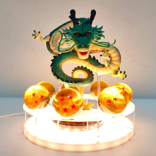 OPW Dragon Ball Table Lamp Z Shenron Crystal Ball LED Night Light 3D PVC Action Figures