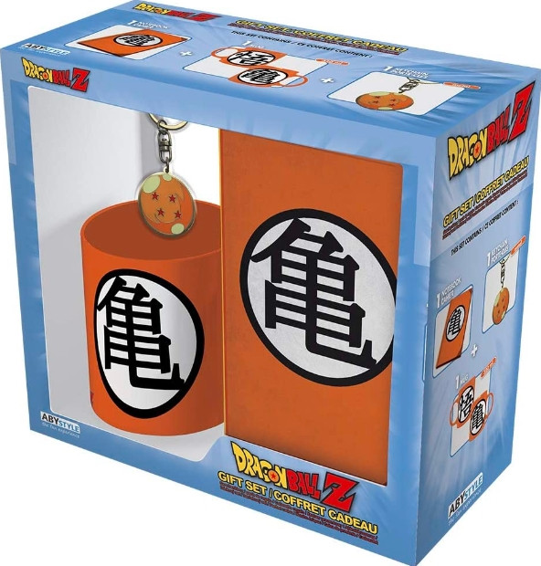 ABYstyle Dragon Ball Z Kame Symbol Gift Set Includes 10 Oz Ceramic Coffee Mug