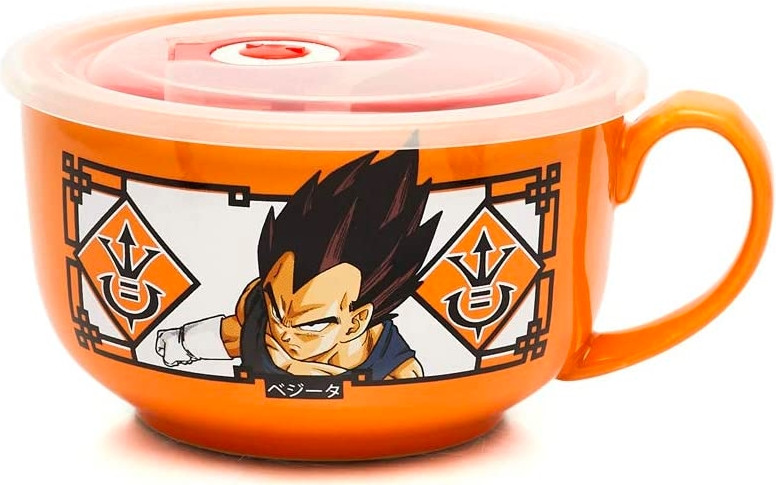 Dragon Ball Z Mug with Lid | 24 oz Ceramic Soup Bowl