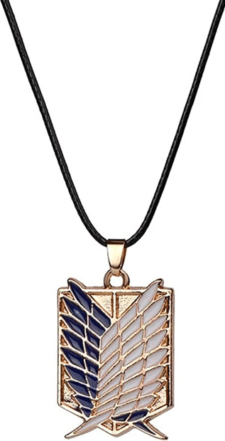 Wings of Freedom Cosplay Necklace Leather Rope Investigation Anime Cartoon