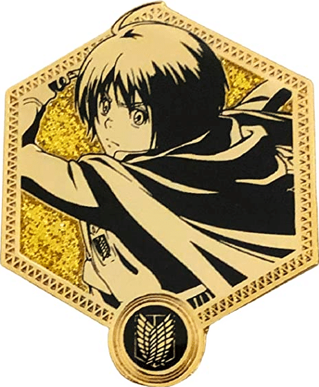 Golden Armin Arlert - Attack on Titan Collectible Enamel Pin