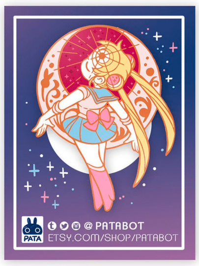 Glitter Pin - Sailor Moon Henshin