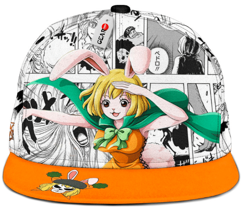 Carrot Snapback Hat Custom One Piece Anime Hat Mix Manga
