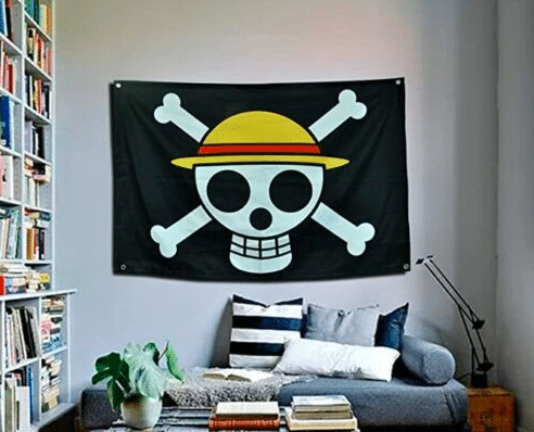 One Piece Luffy's Straw Hat Pirate Flag 3X5 Ft