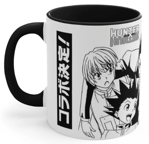 Anime Hunter B&W Coffee Mug, 11oz