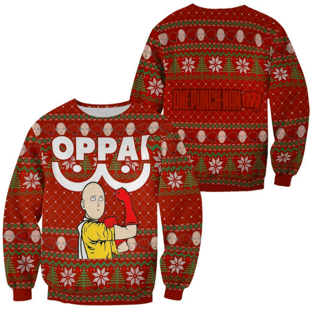 Oppai Christmas Sweater