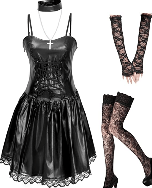 Coskidz Misa Dark Gothic Cosplay Costume Dress