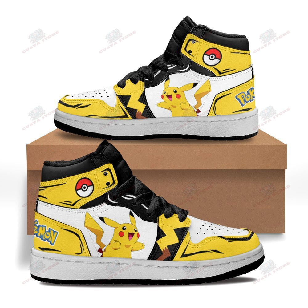 Pikachu Pokemon Anime Kids Shoes
