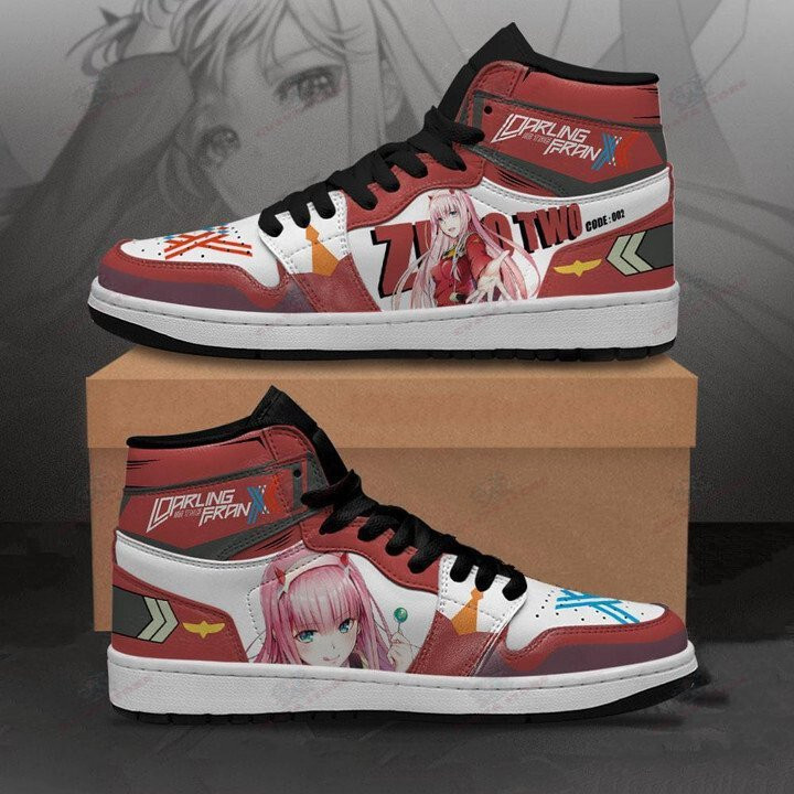CODE 002 ZERO TWO SNEAKERS CUSTOM DARLING IN THE FRANXX ANIME SHOES
