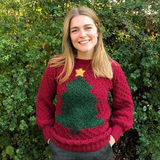 Johanna Christmas Sweater pattern by Johanna Buschardt