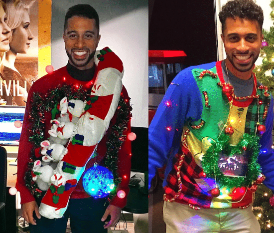 When Is National Ugly Christmas Sweater Day? Plus, TK Looks Tacky for  Holiday Inspo