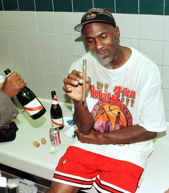 Michael Jordan Used to Smoke a Cigar Before Every Home Game | GQ