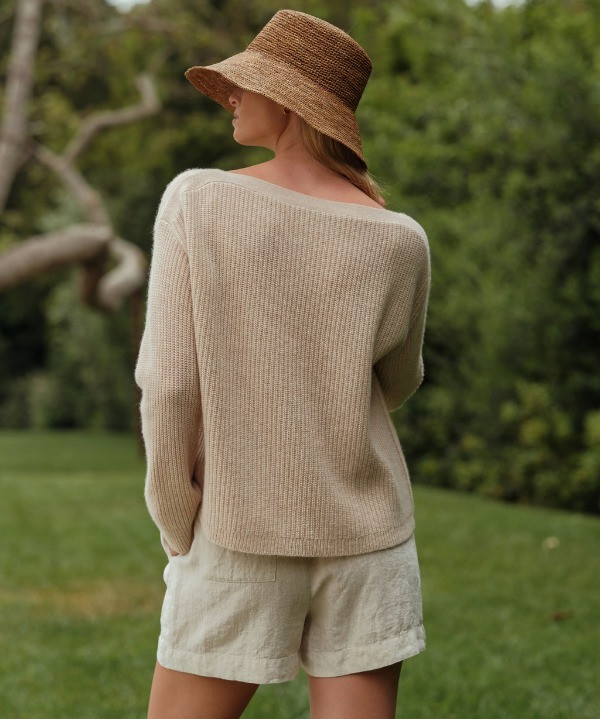 Cashmere Boatneck Sweater – Jenni Kayne
