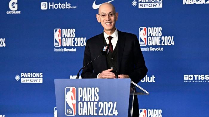 Commissioner Adam Silver highlights 'golden era of French basketball'  before NBA Paris Game | NBA.com