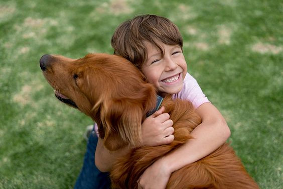 Love of kid and his dog