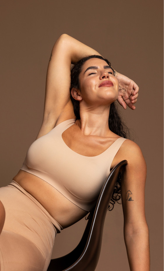 Sweet Curves Scalloped Bra, Sweetsmooth - Scalloped Design Natural Uplift  Bra, Wireless Push up Anti-Saggy Bra (Beige,S) at  Women's Clothing  store
