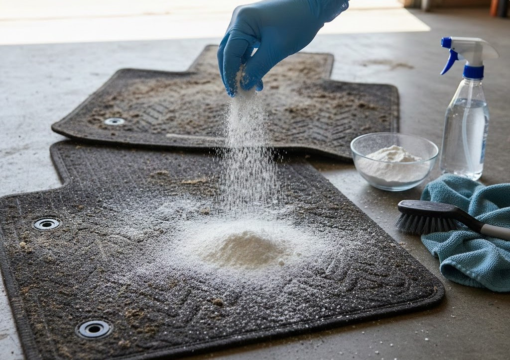How to Clean Car Mats with Baking Soda